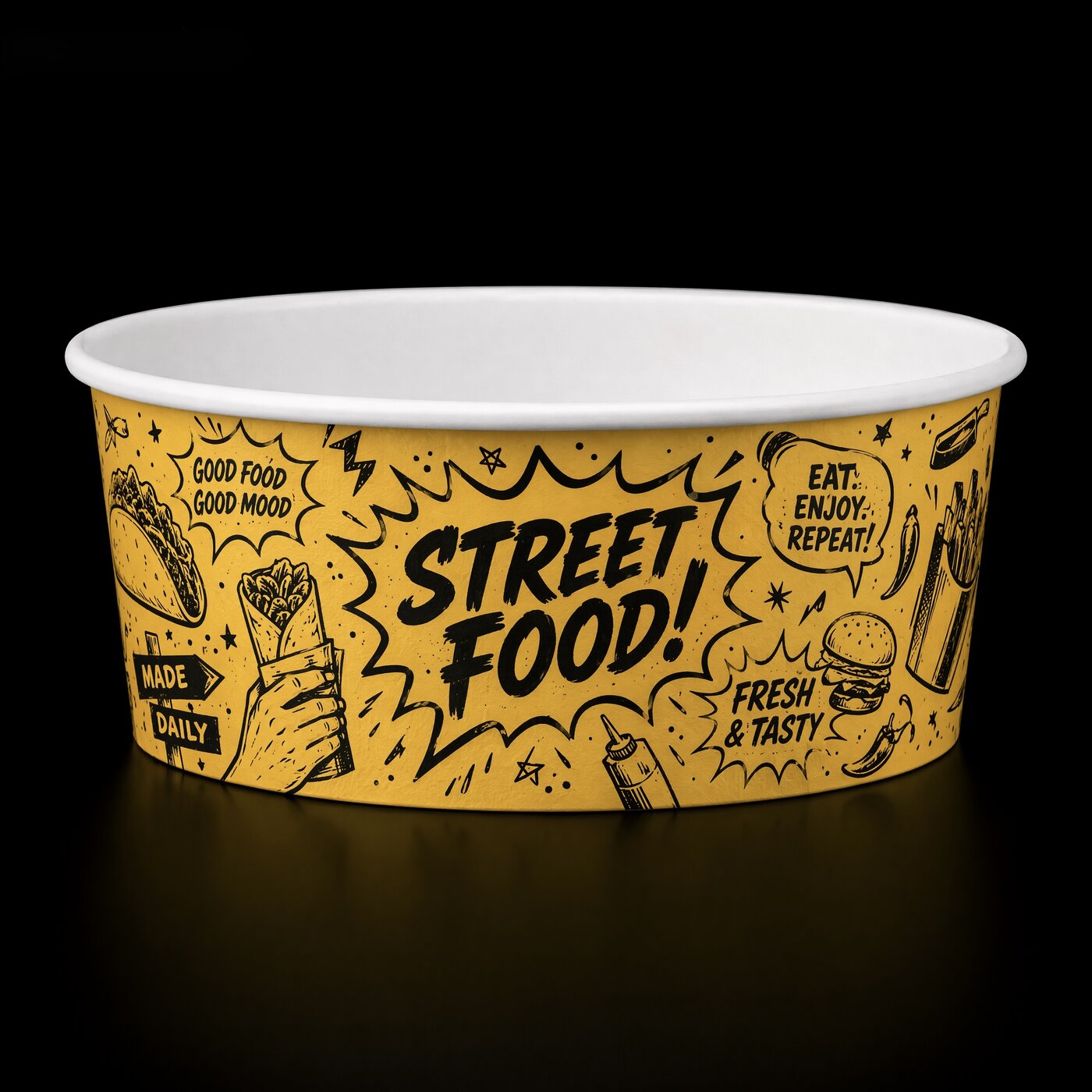 Bowl personalizado Street Food · Cómic
